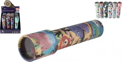 Obrázek produktu pro Kaleidoskop - Krasohled zvířátko 19cm - mix barev