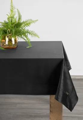 Immagine prodotto di Tovaglia festosa decorazione da tavola VELVET nero 145x180 cm nero