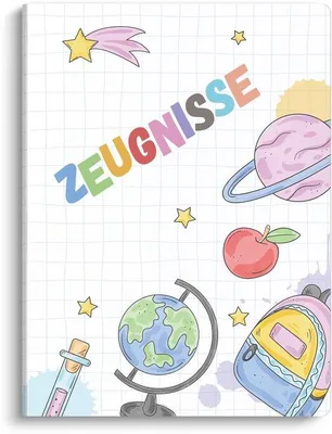 Produktbild von Kunststoffachse A4, hochwertige Kunststoffmap mit 30 Fächern, Zertifikatsmap für das Archivieren von Zertifikaten und das Organisieren wichtiger Dokumente (Schule)