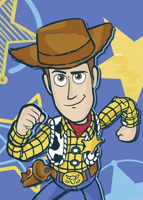 Produktbild von Komar Wandbild- Disney and Pixar Toy Story Woody - Größe 50 x 70 cm