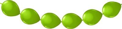 Produktbild von Limettengrüne Knopfballons, 8..