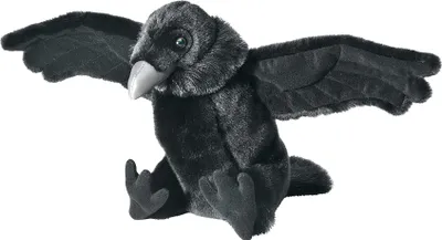 Produktbild von Wild Republic Kuscheltier Rabe schwarz 30 cm Plüschrabe