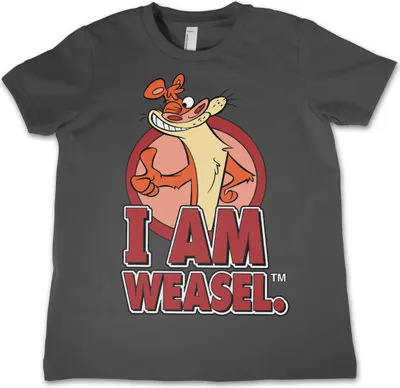 Produktbild von I Am Weasel Kids T-Shirt - 12Years-XL - DarkGrey