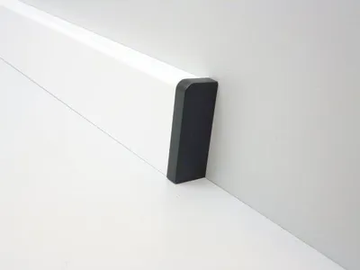 Produktbild von B.S. Bauprogramm Endstück für Sockelleiste 18 x 50 mm schwarz rechts