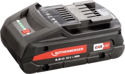 Image de Rothenberger Batterie RO BP18/4 Li-HD Batterie - 18V / 4,0 Ah ( 1000002548 )