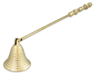 Kerzenlöscher Messing Gold beweglich 26 cm
