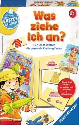 Produktbild von Ravensburger Spielend Erstes Lernen Zuordnungs Legespiel Was ziehe ich an? 24736
