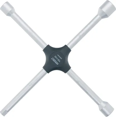 Image de HAZET 705V-02 Clé en croix ∙ Profil hexagonal extérieur ∙ 17 x 19 x 22 x 22 x Carré extérieur 12,5 = 1/2 pouce mm