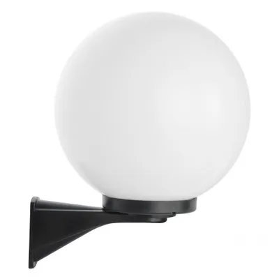 Produktbild von Außen-Garten-Wandleuchte, Kugel oder geräuchert, 30 cm, 1xE27, schwarz, IP43, SU-MA, Kule K 3012/1/KD 300