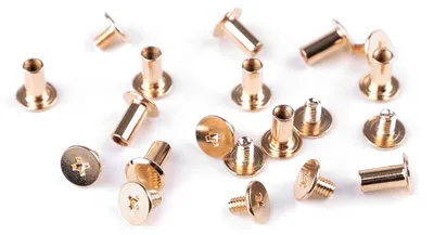Schraubnieten Buchschrauben 10Stk Ø 10mm / 10 mm rosengold