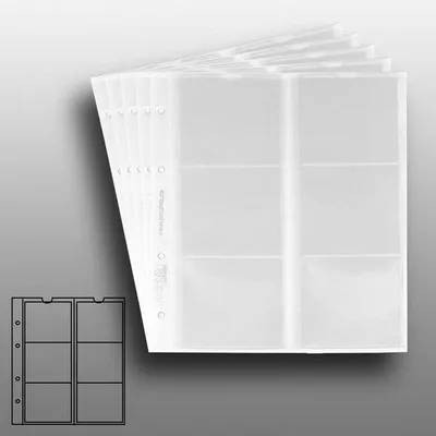Produktbild von Prophila Collection 5 kleine Münzhüllen für je 6 Münzen und Medallien bis 64 mm Durchmesser