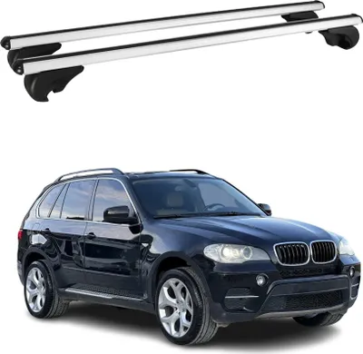 Produktbild von Dachträger Grundtäger für BMW X5 E70 2006-2013 75kg Alu Silber 2 tlg