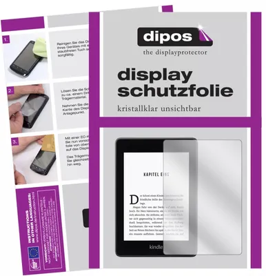 Produktbild von 2x Schutzfolie für Amazon Kindle Paperwhite 6.Zoll (2018) klar Folie