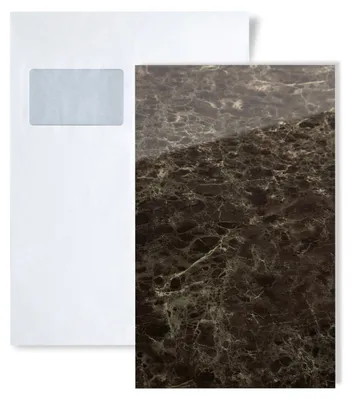Productafbeelding van 1 PROEFMONSTER WallFace S-19343 DIN A5 Wandpaneel Staal MARBLE EMPERADOR AR+