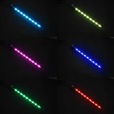 Image de Réservoir cylindrique de 17 cm pour système de refroidissement à eau avec éclairage LED « Light Virus »