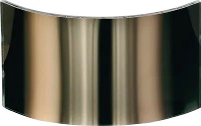 Produktbild von Jutec Weitwinkelscheibe Breite 1000Grad C Verbundglas gold bedampft - HWS1022G
