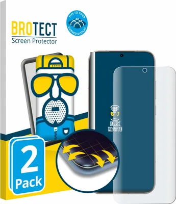 Produktbild von 2x BROTECT Fullscreen Schutzfolie für Honor Magic 8 Displayschutz Folie Fullcover Matt Entspiegelungsfolie