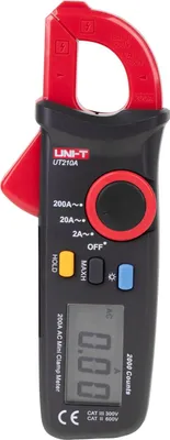 Obrázek produktu pro Uni-t MIE0172 Klešťový měřič 200A AC, UT210A
