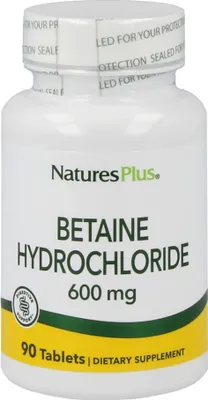 Produktbild von Natures Plus Betaine Hydrochloride 600 mg-90 Tabletten