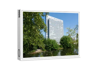 Produktbild von raxxa Premium-Puzzle "Dreischeibenhaus in Düsseldorf", 1000 Teile