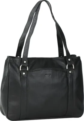 Produktbild von Mika Damentasche Leder schwarz ca. 27 x 34 x 9 cm 29071001