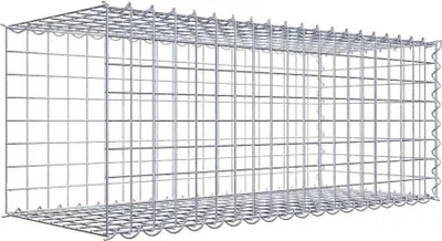 Produktbild von Anbaugabione Typ 2 100 cm x 40 cm x 40 cm (L x H x T), Maschenweite 5 cm x 5 cm, Spirale