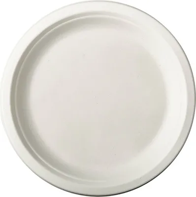 Produktbild von Teller, Zuckerrohr "pure" ungeteilt Ø 26 cm · 2 cm weiss