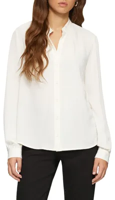 Produktbild von QS Bluse mit Stehkragen