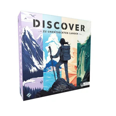 Produktbild von Asmodee Discover: Zu unentdeckten Landen, Brettspiel, Rollenspiele, 12 Jahr(e), 60 min, Familienspiel