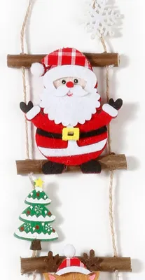 Produktbild von Deko Hänger Weihnachtsmann Elch Schneemann