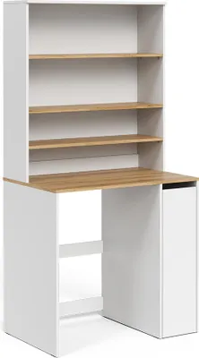 Obrázok produktu pre Skrinka na práčku Vicco Viktor Biely/remeselník 93.6 x 88.2 cm 2 časti so skrinkou a policou, Model 58028