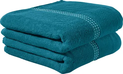 Produktbild von Erwin Müller Duschtuch Mannheim" 2er-Pack petrol 70x140 cm"