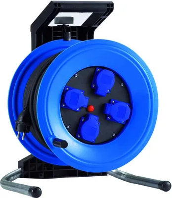 Produktbild von HEDI Kabeltrommel Professional Plus 320 60m Stromkabel Trommel Schutzschalter