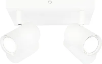 Produktbild von Ledvion LED Deckenstrahler Weiss 4-Licht Quadrat Dimmbar GU10 3W Kaltweiss