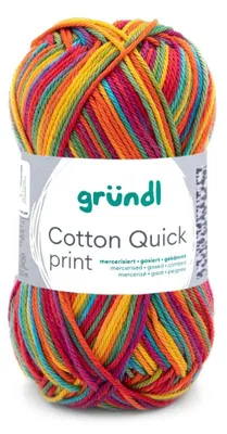 Produktbild von Gründl Baumwolle quick print,50g/125m,100% Baumwolle,Farbverlauf 205