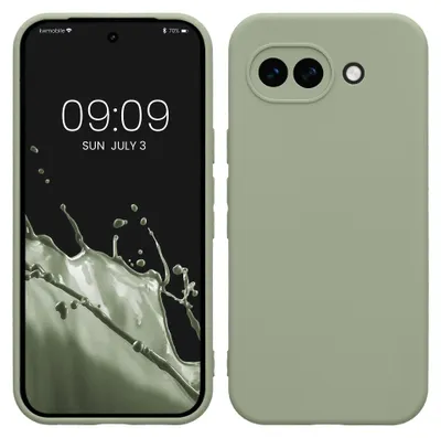Produktbild von kwmobile Handyhülle für Google Pixel 10a Hülle - weiches Handy Silikon Case - Schutzhülle Cover - Graugrün