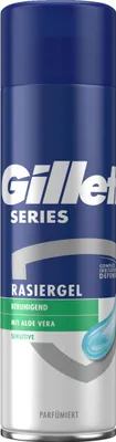Zdjęcie produktu dla Żel do golenia Gillette Series Sensitive do skóry wrażliwej 200ml