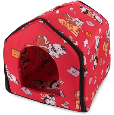 Obrázek produktu pro Verk 19003 Domeček pro psa, kočku 35 x 31 x 32 cm červený