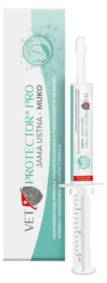 Immagine prodotto di Gel dentale protettivo JM SANTE Vet Protector Pro Muko per cani e gatti – 15 ml