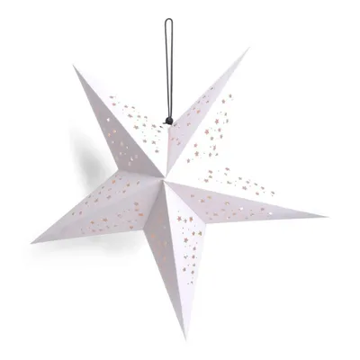 Image de 3D XL - Étoile de Noël - Blanc - 70 x 29 cm