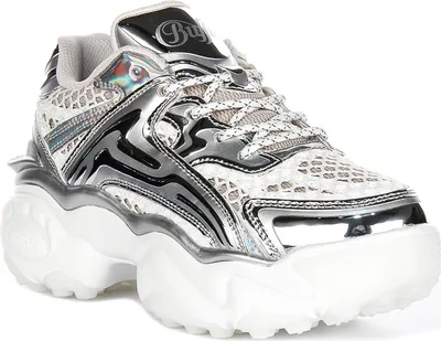 Produktbild von Buffalo Score Tec in Weiß Silber für Damen – 7 UK - 41 EU - 10 US / Whitsilver