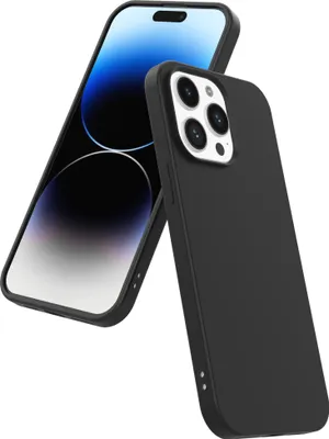 Obrázek produktu pro Smartphonica Silikonové pouzdro pro iPhone 14 Pro Max s měkkým vnitřkem - černé