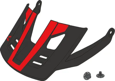 Produktbild von iXS Visor + Pins Trigger X Racing Red S/M