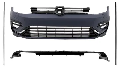 Productafbeelding van Bodykit voor VW Golf 7.5 Facelift Hatchback 17-20, R-Design: bumperset, gril en zijskirts.