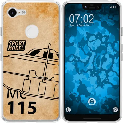 Produktbild von PhoneNatic Case kompatibel mit Google Pixel 3 XL Silikon-Hülle Space U.F.O. M1