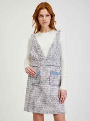 Produktbild von Orsay Hellgraues Damen Tweedkleid DP-3547192__XL