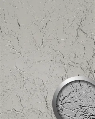 Immagine prodotto di Pannello a parete WallFace STRUCTURE 24945 con specchio goffrato in metallo argento 2,6 m2