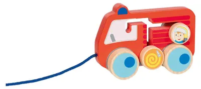 Image de Goki Figurine de pompier en bois 112