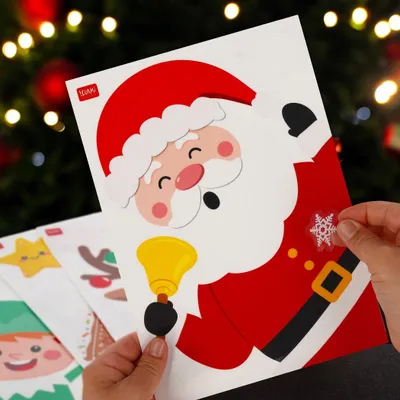 Image de LEGAMI 70 autocollants de fenêtre autocollants de Noël réutilisables