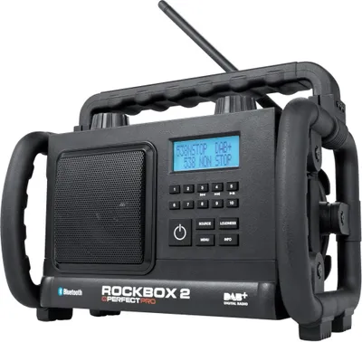 Zdjęcie produktu dla Perfectpro ROCKBOX 2, Przenośny, Cyfrowy, DAB+, FM, 87,5 - 108 MHz, 174,928 - 239,2 MHz, 7,5 W